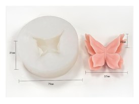 Molde silicona mariposa alaas dobles 29P12